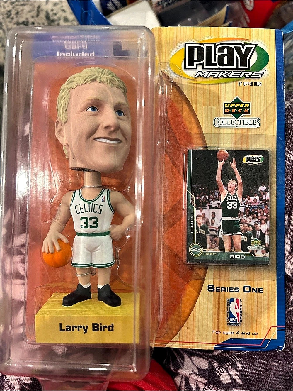 Upper Deck Larry Bird Playmakers Collectibles Series One Figure